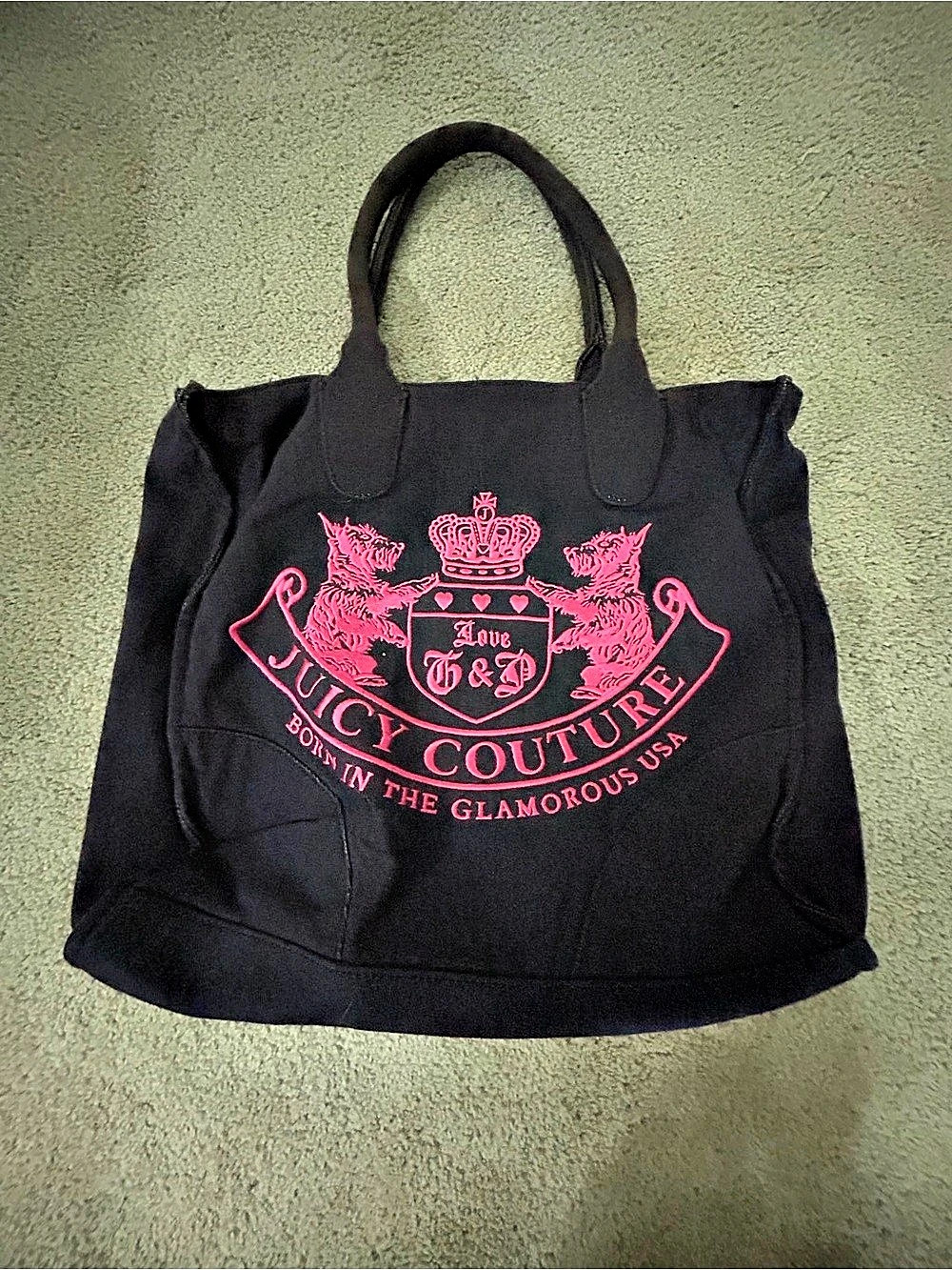 Juicy Couture Vintage Y2K Love G&P Daydreamer Tote Bag